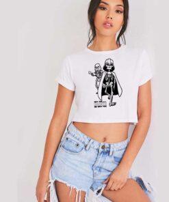 Halloween Movie May The Boo With You Crop Top Shirt