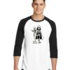 Halloween Movie May The Boo With You Raglan Tee