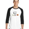 Halloween Mummy Snoopy Sleep Walking Raglan Tee