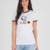 Halloween Mummy Snoopy Sleep Walking Ringer Tee