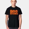 Halloween October Boo Bitches Pumpkin T Shirt