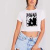 Halloween Sanderson Witch Squad Monochrome Crop Top Shirt