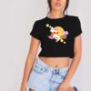 Harry Potter Hogwarts Chibi Cat Wizard Crop Top Shirt