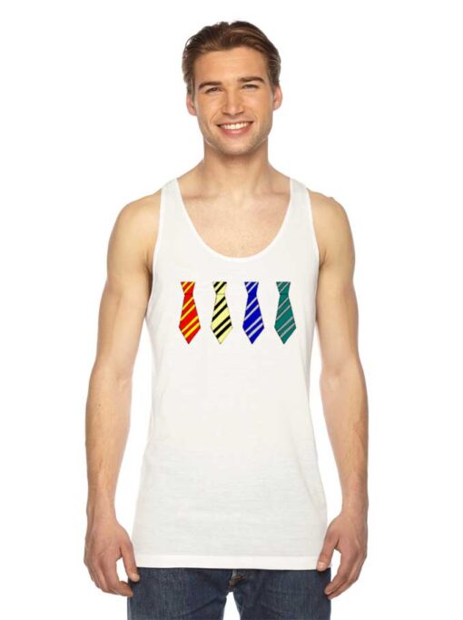 Harry Potter House Colors Ties Hogwarts Tank Top