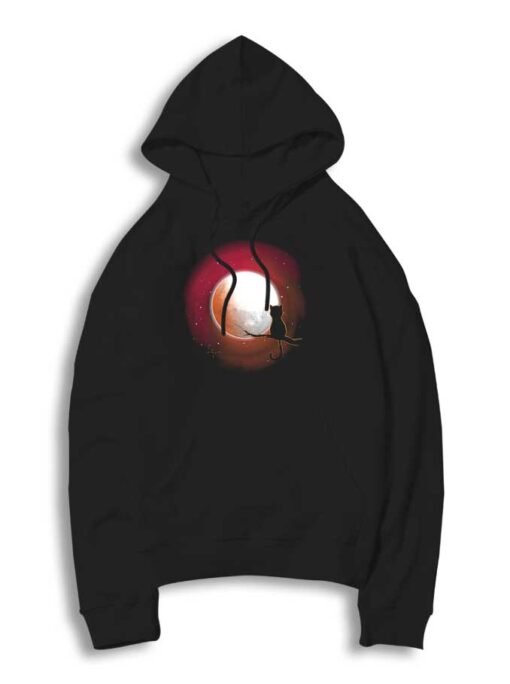 Harvest Mewn Red Moon Halloween Hoodie