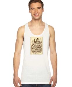 Hogwarts Magic School Diagram Picture Tank Top