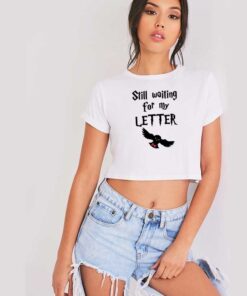 Hogwarts Owl Still Waiting For My Letter Crop Top Shirt