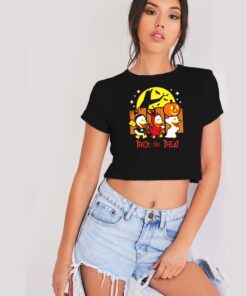 Huey Dewey Louie Trick Or Treat Halloween Crop Top Shirt