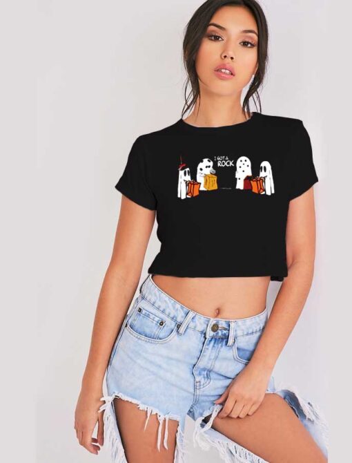 I Got A Rock Halloween Candy Gift Crop Top Shirt