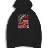 I Just Want To Eat Pizza And Watch Horror Movie Halloween Hoodie