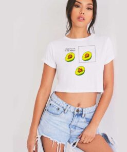 I Need To Live in the Moment Avocado Crop Top Shirt