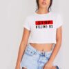 Impostor Please Stop Killing Us Crop Top Shirt