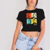 Impractical Jokers Retro Photo Grid Crop Top Shirt