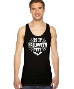 Is It Halloween Yet Spider Web Tank Top