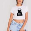 It's Just A Bunch Of Hocus Pocus Cat Crop Top Shirt