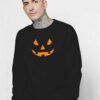 Jack O Lantern Smiling Face Pumpkin Sweatshirt