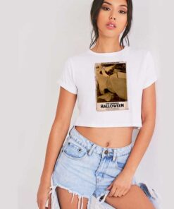 John Carpenter Halloween Movie Poster Crop Top Shirt