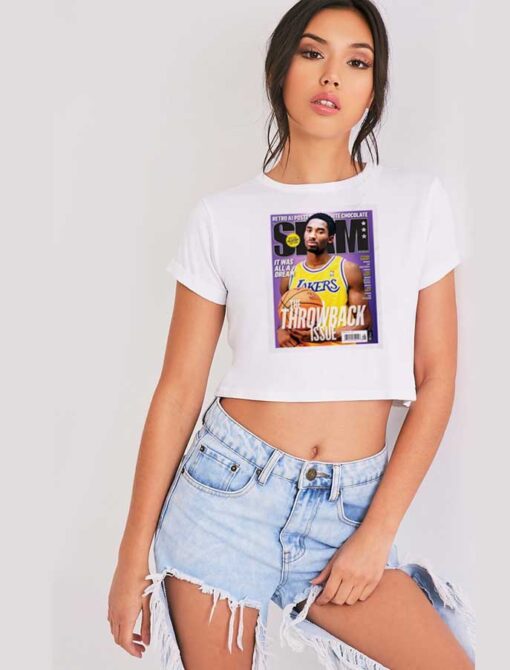 Kobe Bryant The Throwback Issue Crop Top Shirt