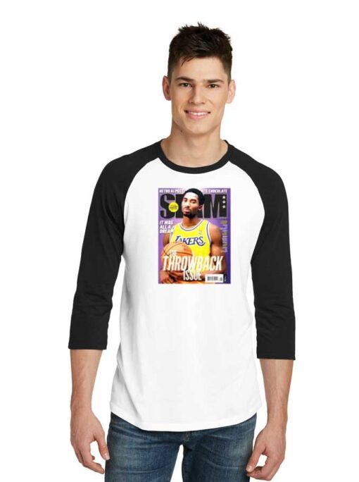 Kobe Bryant The Throwback Issue Raglan Tee