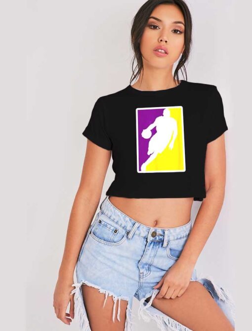 Kobe NBA League Logo Tribute Crop Top Shirt