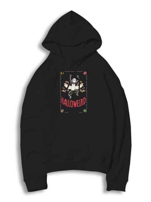 Lets Get Halloweird Skeleton Motive Hoodie