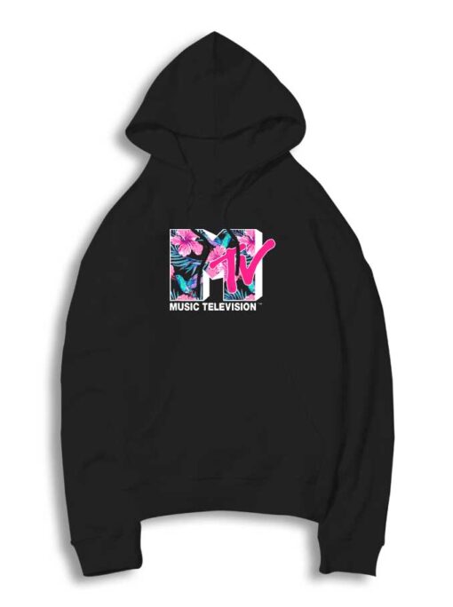 MTV Music Television Flower Logo Hoodie