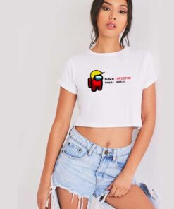 Make Impostor Great Again Donald Trump Crop Top Shirt