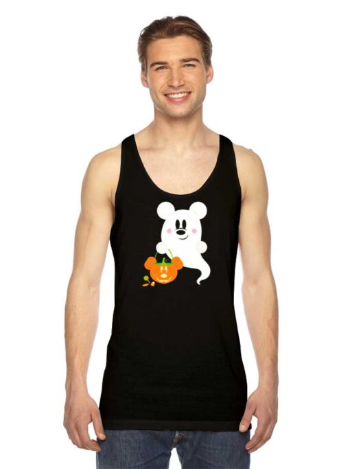 Mickey Mouse Ghost Disney Halloween Tank Top