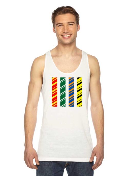 Minimalist Hogwarts House Colors Bars Tank Top