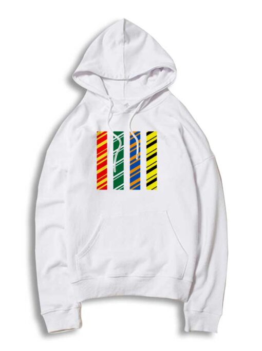 Minimalist Hogwarts House Colors Bars Hoodie