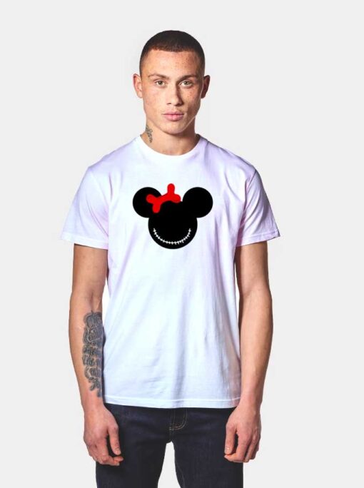 Minnie Mouse Halloween Scary Face T Shirt