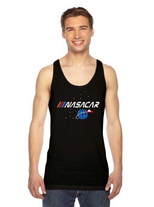 Nasacar Space Nascar Racing Logo Tank Top