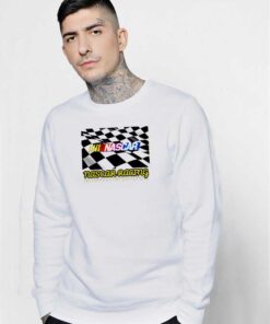 Nascar Racing Check Flag Logo Sweatshirt