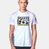 Nascar Racing Check Flag Logo T Shirt