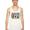 Nascar Racing Check Flag Logo Tank Top