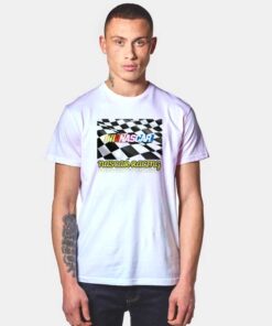 Nascar Racing Check Flag Logo T Shirt