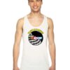 Nascar Raising Race Check Flag Circle Tank Top