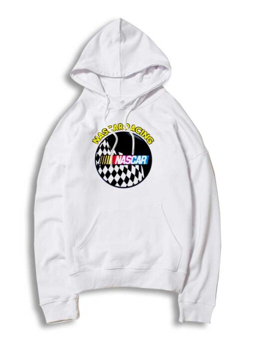 Nascar Raising Race Check Flag Circle Hoodie