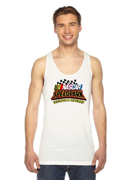 Nascar Speedpark Nascar Racing Flag Tank Top