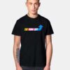 Nascar Turn Left Logo Arrow T Shirt