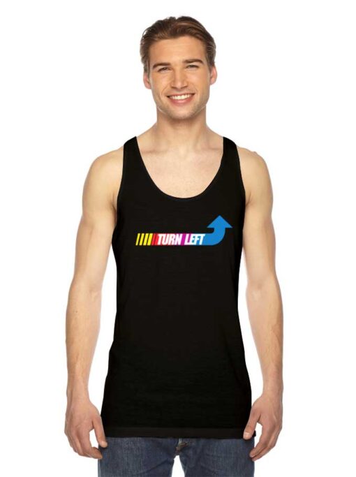 Nascar Turn Left Logo Arrow Tank Top