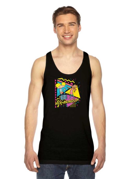 Nickelodeon Hey Arnold 90’s Cartoon Poster Tank Top