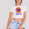 Number 76 Official Fuel Of Nascar Crop Top Shirt