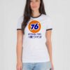 Number 76 Official Fuel Of Nascar Ringer Tee