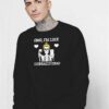 OMG I'm Like Literally Dead Skeleton Halloween Sweatshirt