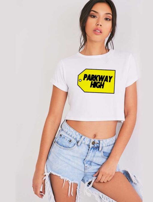 Parkway High Price Tag Logo Crop Top Shirt