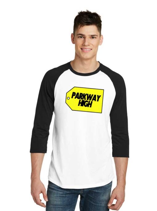 Parkway High Price Tag Logo Raglan Tee