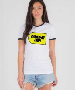 Parkway High Price Tag Logo Ringer Tee