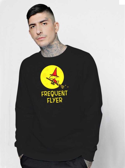 Peanuts Halloween Frequent Flyer Witch Sweatshirt