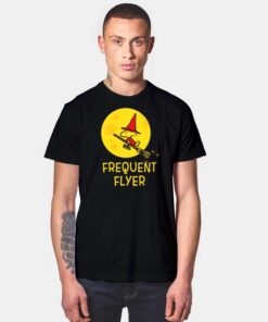 Peanuts Halloween Frequent Flyer Witch T Shirt